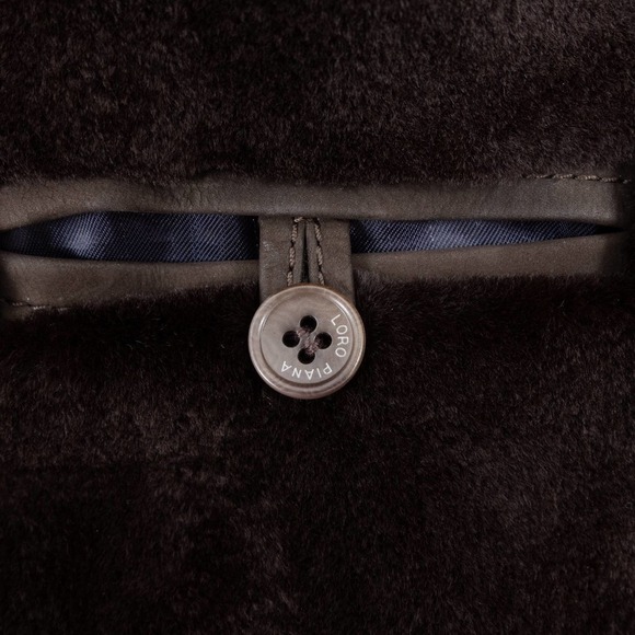 Rare Handmade Loro Piana Calfskin Mink Fur Jacket Men's 50 (Medium) - Picture 10 of 16